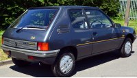 Peugeot 205, 1983 rok, zadný pohľad