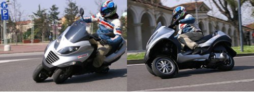 Конкуренты впереди: другой скутерный гигант Piaggio продвигает подобный агрегат MP3.