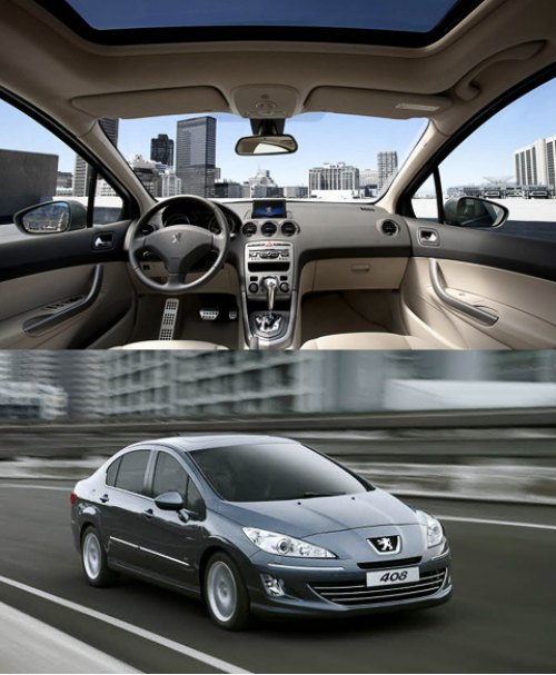 Внутри — Peugeot 308.