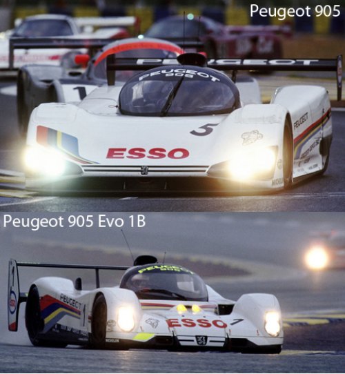Прототип класса LMP1 Peugeot 905, оснащенный 650-сильным мотором V10 3.5, был представлен в 1990…