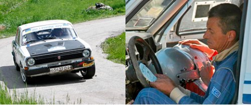 Больше всего оваций доставалось на допах частной «Волге» с мотором Cosworth 2.3. Пилот под стать…
