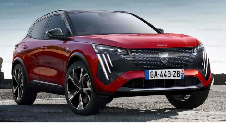 Полностью новый Peugeot 3008 показали на первых рендерах