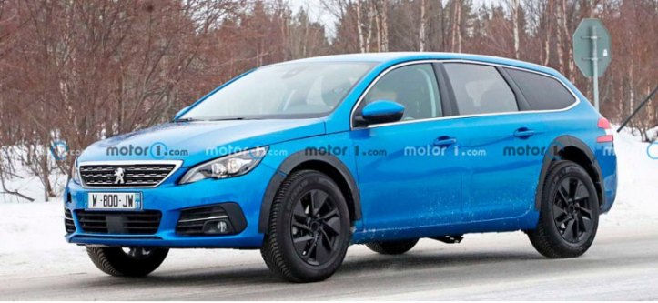 Концерн Peugeot вывел на тесты новый кроссовер в кузове старого универсала
