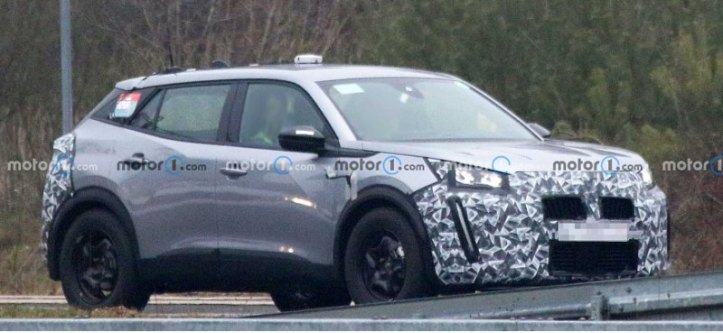 Кроссовер Peugeot 2008 скрывает обновленное лицо на новых шпионских фотоснимках