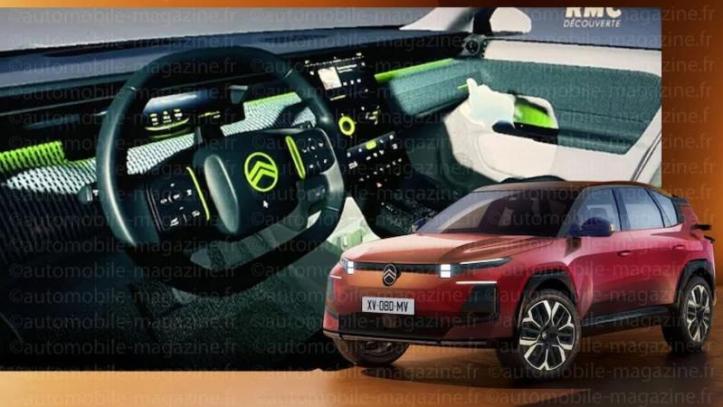 Неофициальный рендер экстерьера и интерьера нового поколения Citroen C5 Aircross