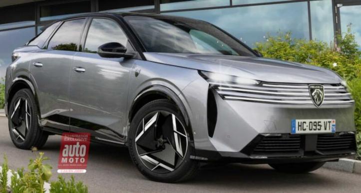Рендер обновленного Peugeot 3008