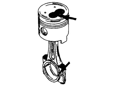 22.7 The combustion chamber cavity in the piston bottom and the protrusion for the connecting rod…
