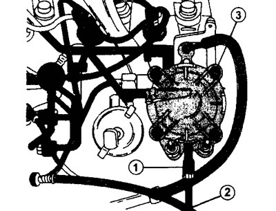 5.5 Unscrew the drain plug 1 on the filter housing and drain the condensate into a container…