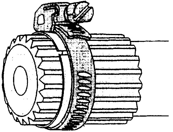 7.63 Install the retaining ring into the groove on the shaft. To make installation of the ring…