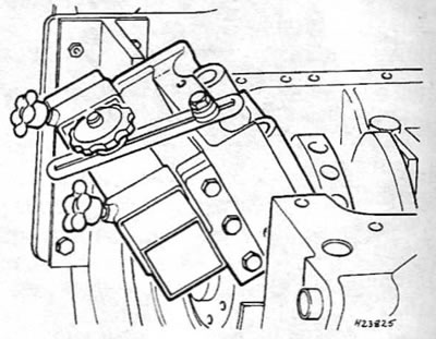 Figure 18.9, b. Using the Peugeot special tool to install main bearing cap No. 1