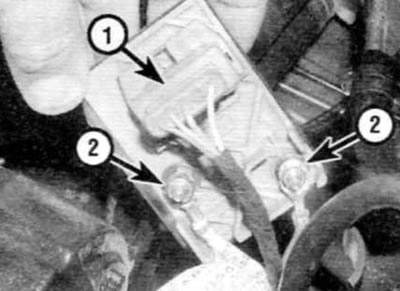 Figure 3.4. Disconnect the electrical connector (1), then unscrew the nuts (2) and disconnect the…