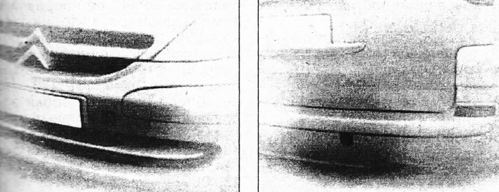 3.1 Odvijačem podignite i uklonite čep rupe na prednjem ili stražnjem braniku