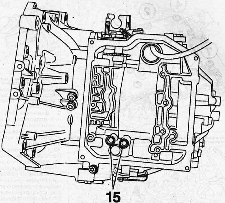 5.7. Sastavite modulator pričvršćivanjem ventila 4 i 5 na njegovu stražnju stranu i ugradnjom novih…