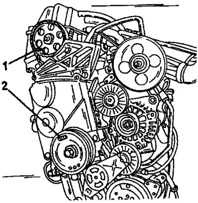 Фигура 141. Поставете два заключващи щифта на посочените места. В зъбчатата ролка на…