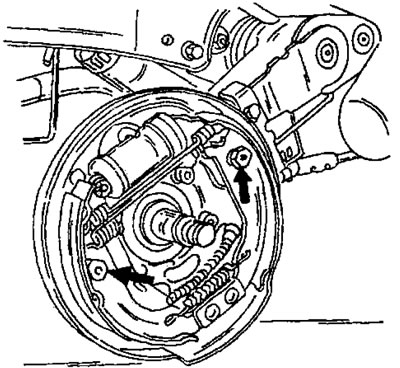 Рис. 282. Закрепить оба опорных штифта описанным образом.