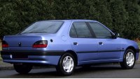 Peugeot 306, sedan, back view