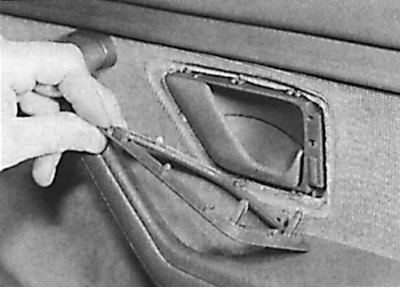 1. Lower the door glass more than halfway.