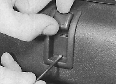 3. For vehicles equipped with built-in speakers, unscrew the speaker grille screws or remove the…