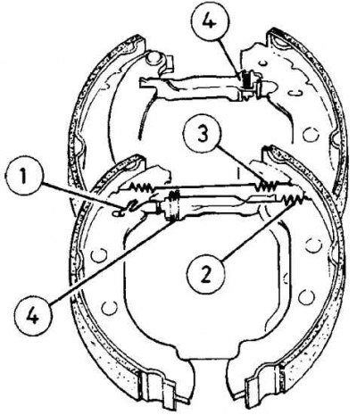 1. Задържаща пружина на регулаторния болт; 2. Пружината на регулатора; 3. Горна възвратна пружина;…