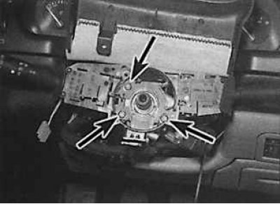 3. Installation is carried out in the reverse order of removal (the mounting screws are indicated…