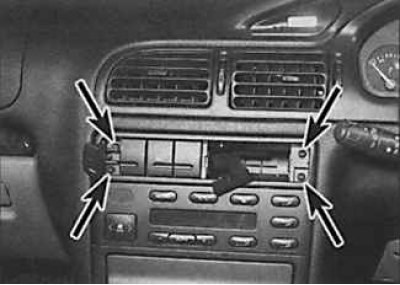 3. Unscrew the screws (indicated by arrows) fasteners and remove the switch group from the…