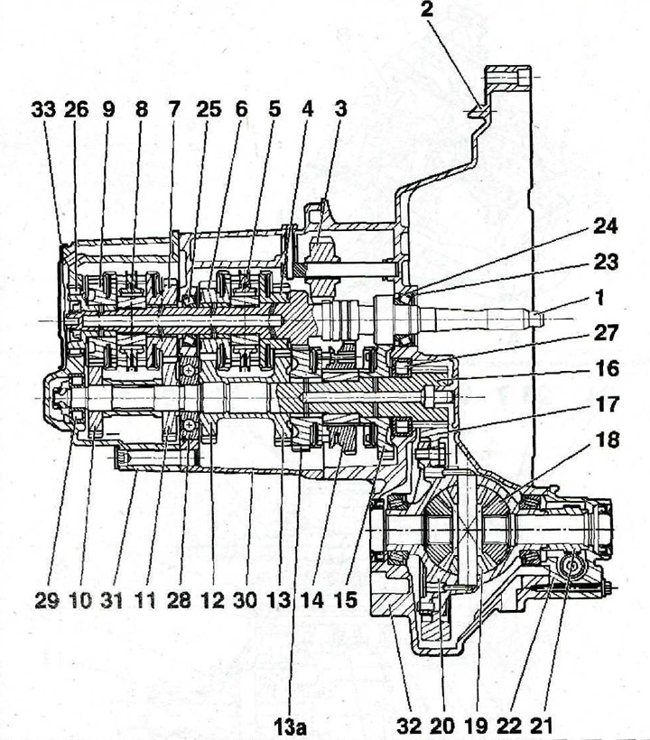 1.0 Skrzynia biegów manualna VEZ-6