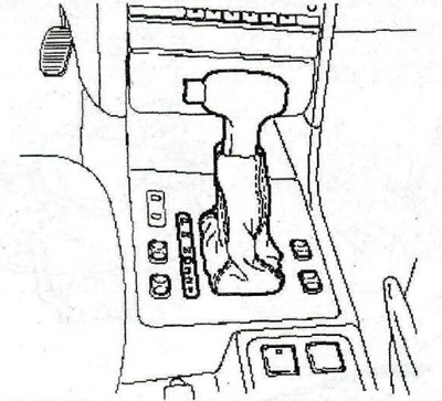 1.06 Cutia de viteze este controlată de o pârghie cu 7 poziții - P, R, N, D, 3, 2, 1